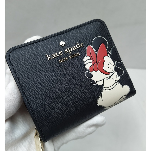 Kate Spade Disney x Minnie Mouse Black Leather Backpack With Wallet - NWT main image 10